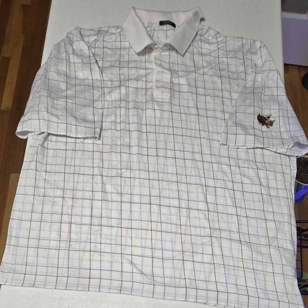 Marbas Italian Striped Polo Whistling Straights Size XL